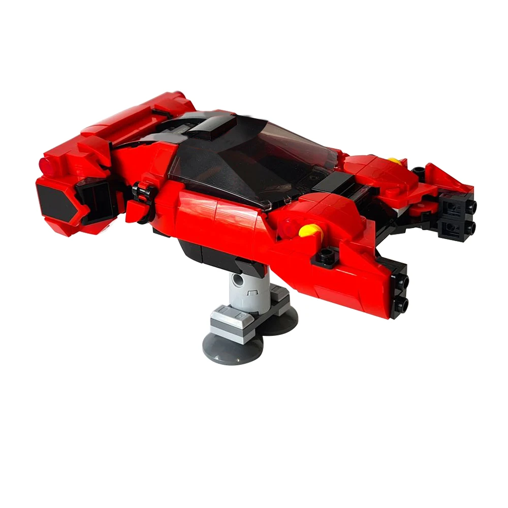 

MOC Gobricks XF-40 Spinner Car Building Block Cyberpunk silver wing killer Bricks DIY Car Model Brick Toys For Children Gift