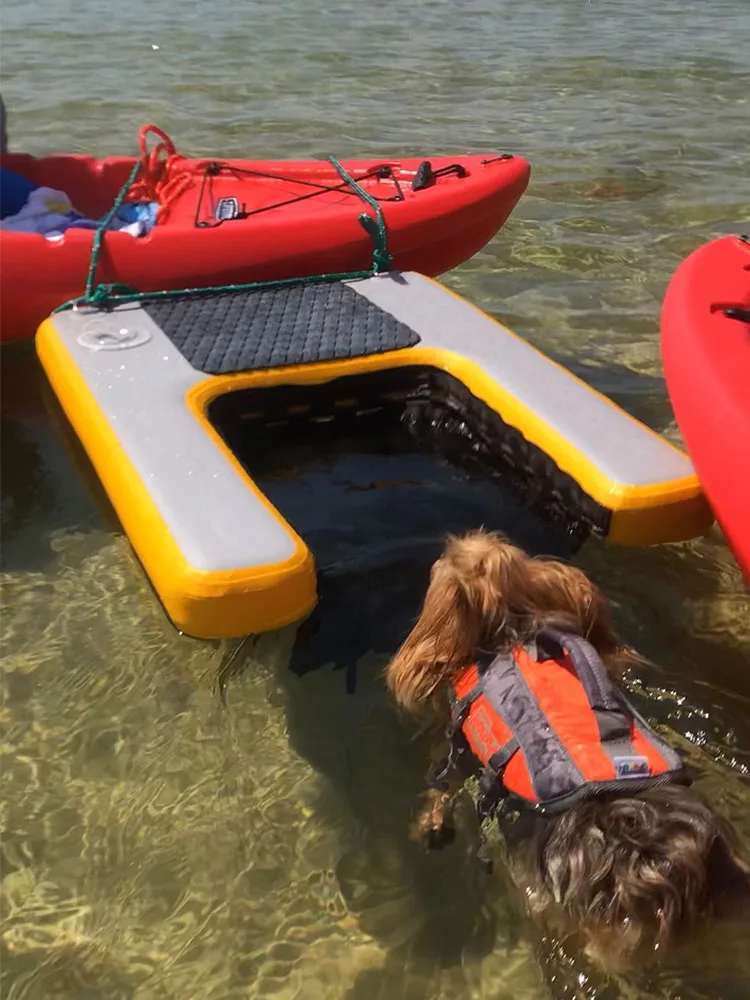 Solstice Watersports Inflatable Pup Planks Dog Ramps For