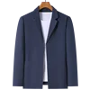 Spring and Summer 2024 New High-quality Men's Linen Suit Simple Men's Coat Fabric Composition 70% Ramie 30% Cotton  Blazer 5