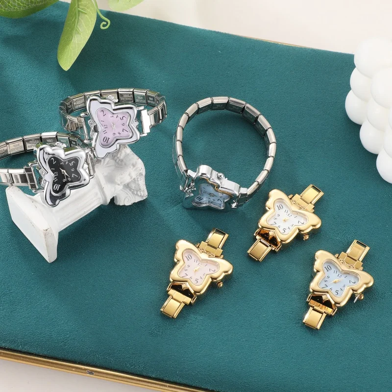 Y2K Butterfly Heart Oval Shape Watch