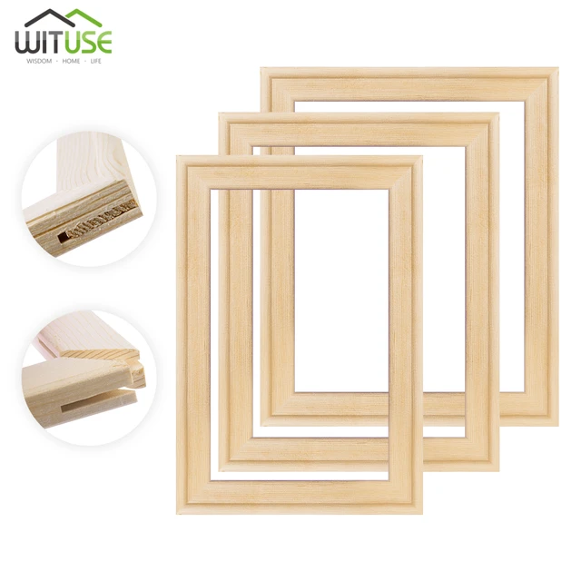 DIY Wood Canvas Stretcher Bars,Removable Canvas Frames Kit-Easy to  Assemble,Wooden Frames Kit for Oil Painting,Diamond Painting - AliExpress