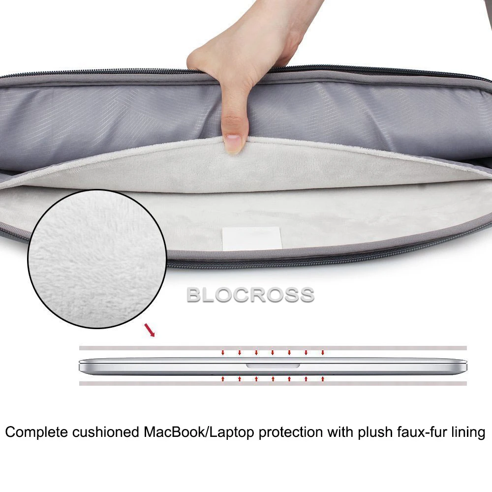 Laptop Sleeve Case para Macbook Bolsa Impermeável Bolsa de Computador Macbook Air 13.6 13.3 Pro 13 14 15 16 Polegada2023 - Imagem 3