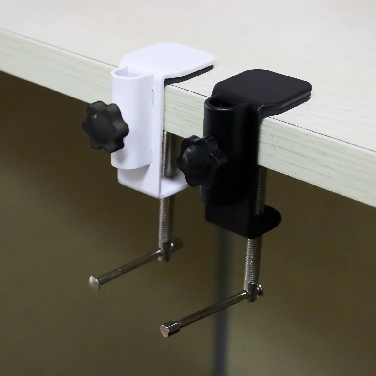 Lamp Holder Lamp Bulb Holder Lamp Base Led Lamp Base Universal Cantilever Bracket Clamp Holder LED Desk Lamp Clip C-Shape Table Mount Clamp Scissor Arm Stand For Microphone Mic