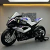 1:12 S1000RR HP4 Race Alloy Top luxury Sports Motorcycle Model Diecast Metal Road Racing Motorcycle Model Sound Light Kids Gifts 3