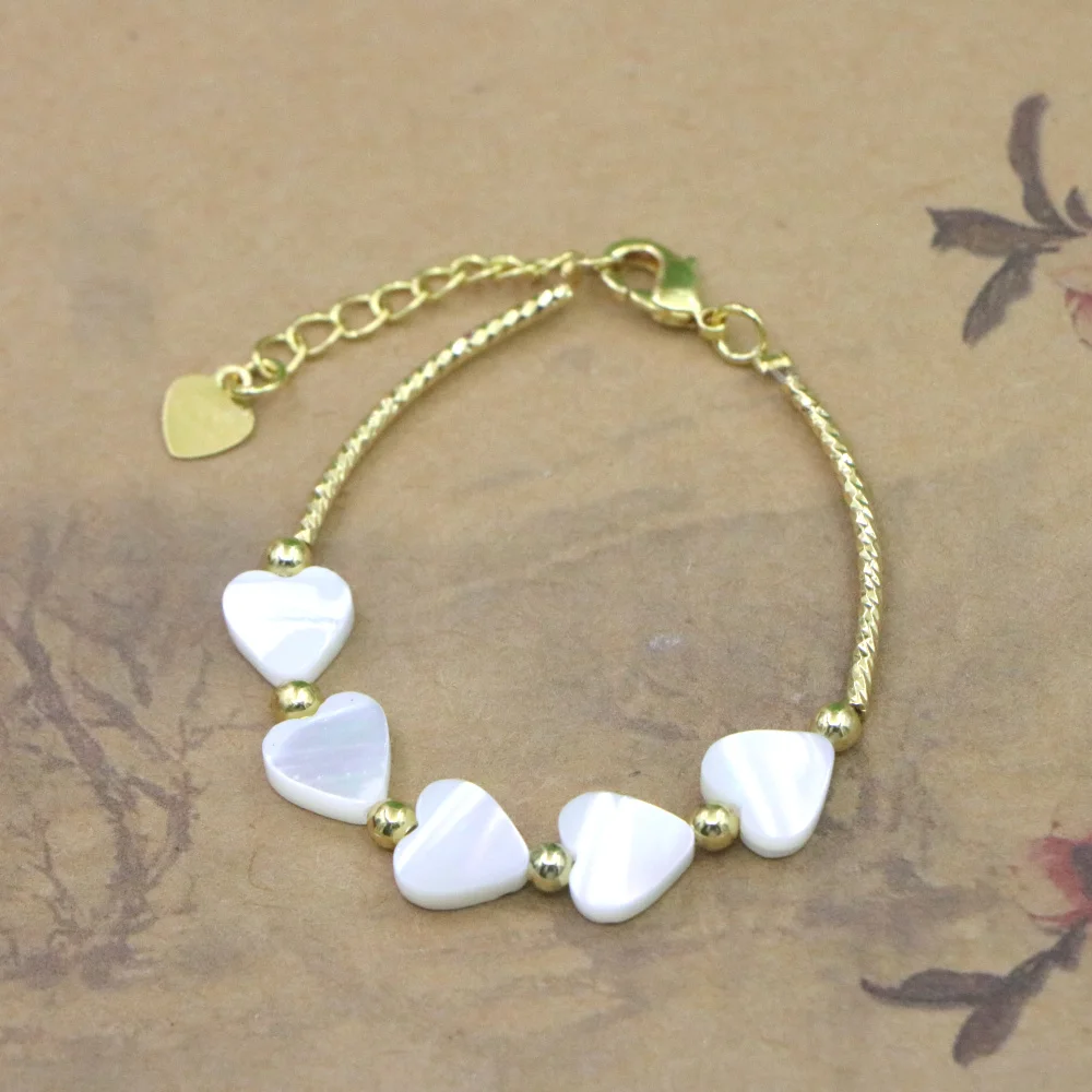 Natural Stone Bead Bracelet for Girls - High Quality Lobster Clasp Jewelry Gift