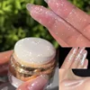 DIKALU Glitter Sparkling Sponge Head Highlighter Powder Face Eyes Body Multi-Use Pearlescent Shiny White Highlight Makeup Powder 2