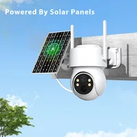 WONSDAR batterie intégrée WiFi PTZ caméra IP solaire sans fil extérieure caméra de Surveillance vidéo HD longue durée de veille iCSee 2
