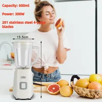 Kitchen Blender 600ML Electric Juicer EU/UK Plug Smoothie Milkshake Juice Maker Machine Automatic Fresh Squeezed Fruit Blender 2