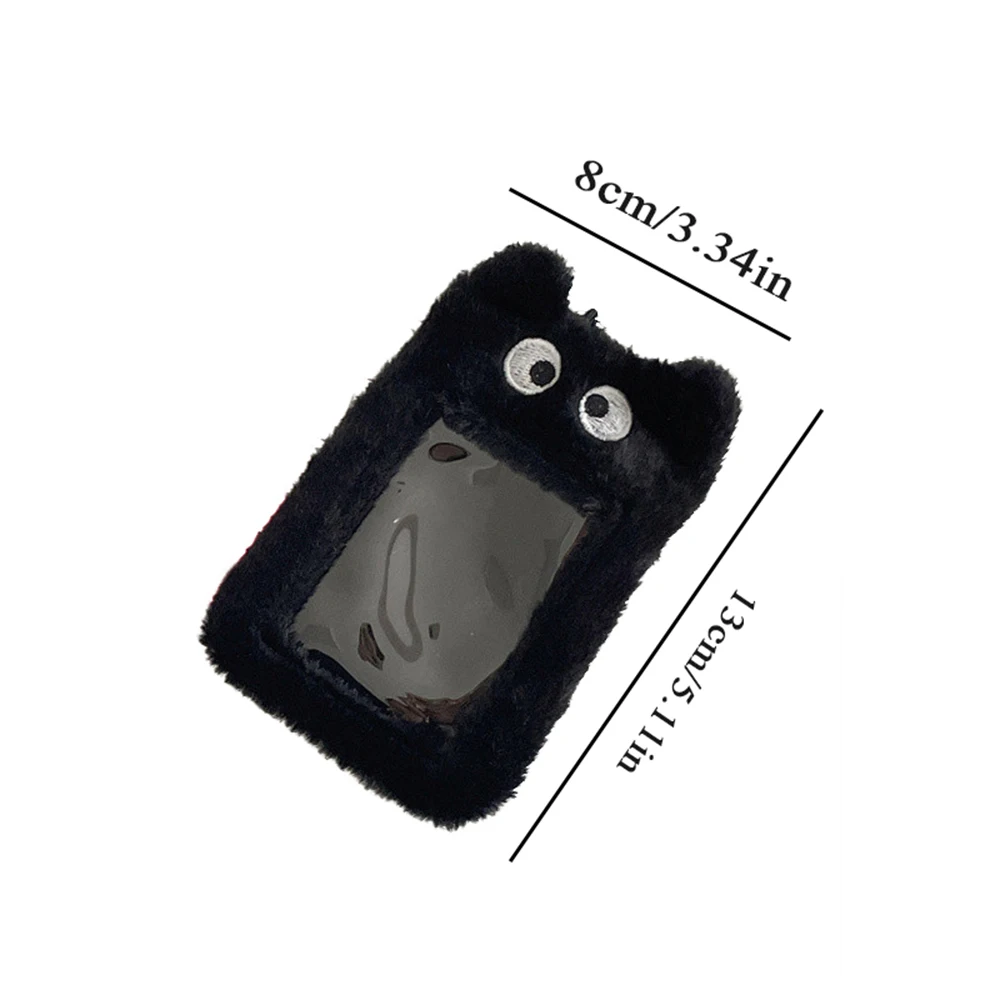 Credit Card Holder Card Holder Card Protector Idol Card Protector Photo Card Holder Idol Card Book Photo Album Photo Card Binder Plush Card Cover Star Chasing Pendant Cartoon Protector Case Animal Shape Cute Photo Card Holder Sweet ID Credit Case Keychain
