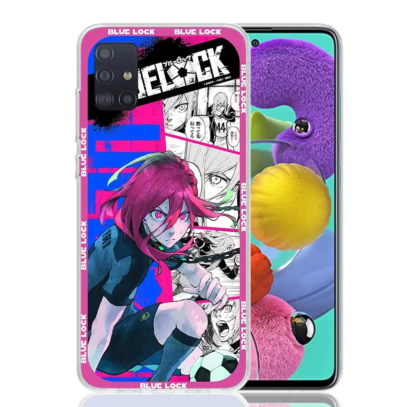 Blue Lock Anime-Themed Phone Case - Vibrant Design for Samsung Galaxy Devices