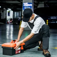 Durable Multi-Pocket Work Overalls