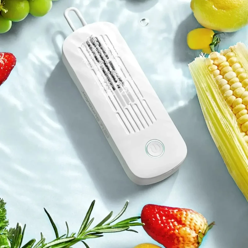 Wireless Fruit and Vegetable Cleaner Automatic Food Purifier Portable Wash Device Rechargeable Sanitizer