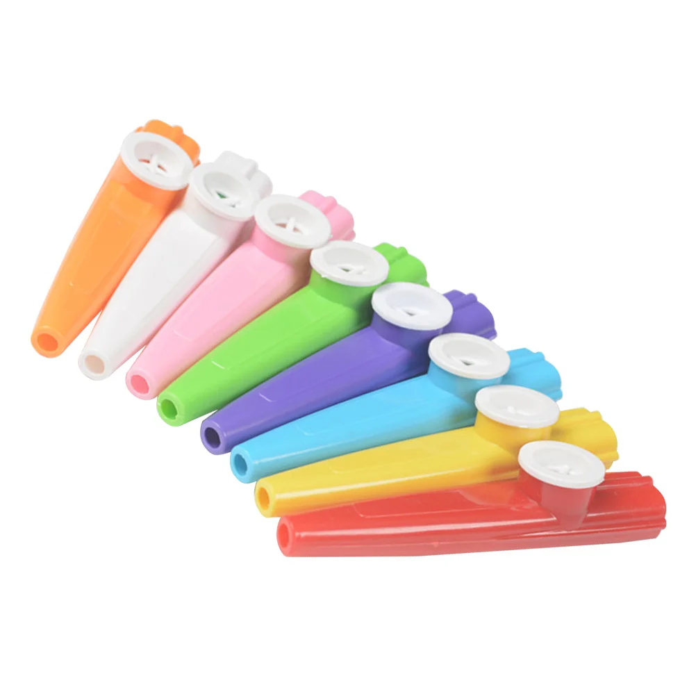 

Kazoo Music Education Toy Whistle For Bulk Kids Instruments Musical Plastic Adults Pack Instrument Toddler In Metallic
