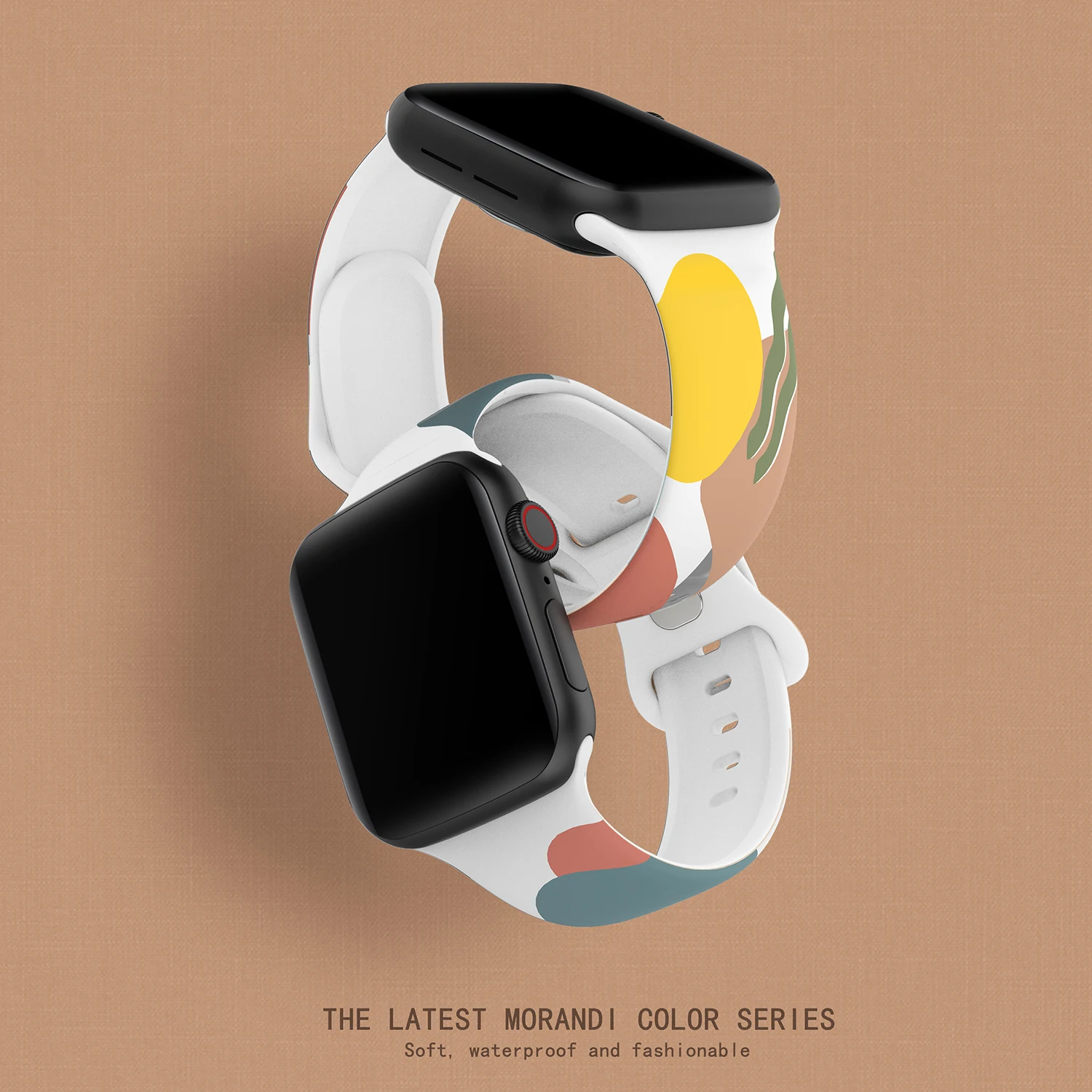 

Силиконовый ремешок Morandi для Apple Watch, браслет для iWatch Series Ultra 9 8 7 6 5 4 SE 3 2 1, 49 мм 44 мм 45 мм 41 мм 40 мм 38 мм 42 мм