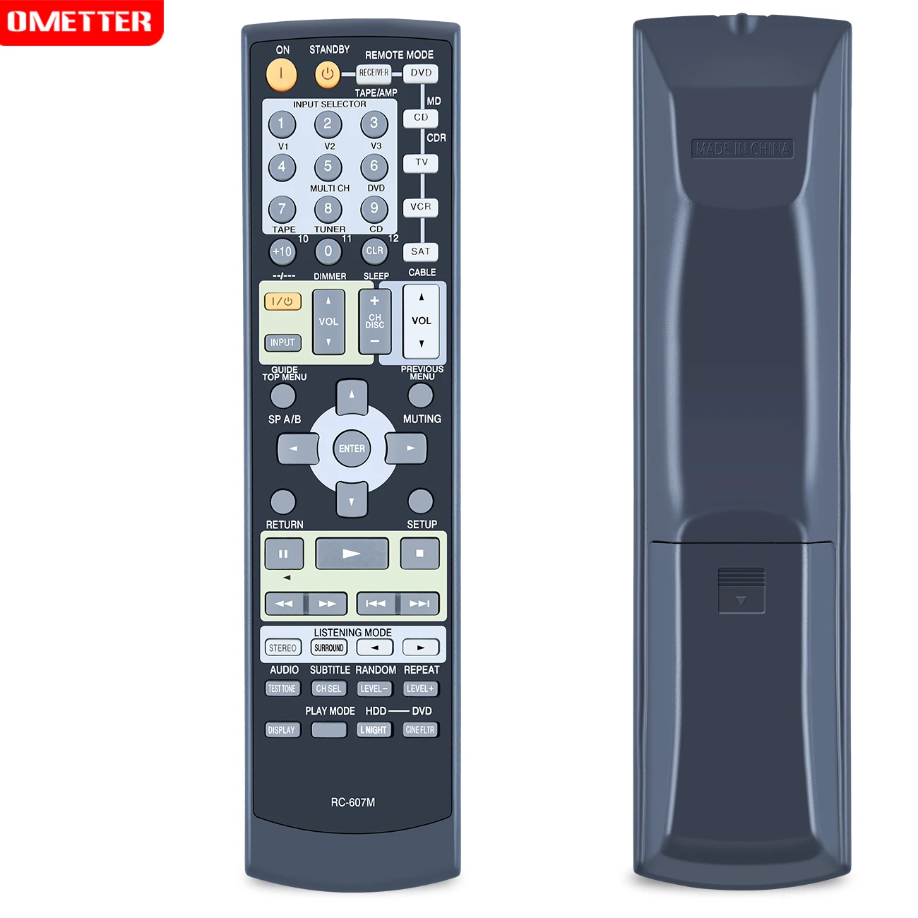 New RC-607M Remote Control For Onkyo AV Receiver TX-SR503 TX
