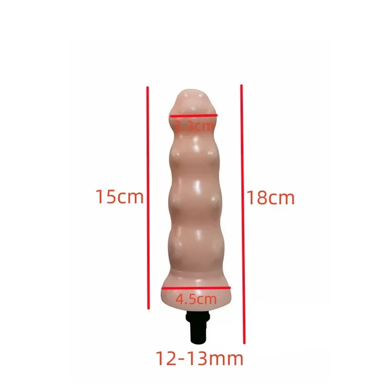 Fascia Massage Gun Head Adapter Sex Machine Accessories Vagina Anal Stimulate Dildos Vibrator Female Masturbator Adult Sex Toys