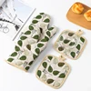 1pcs Thickened Oven Gloves Set, Anti-scalding, Simple Cotton And Hemp, Microwave Oven Glove, Baking, Cooking, Kitchen Tool 5