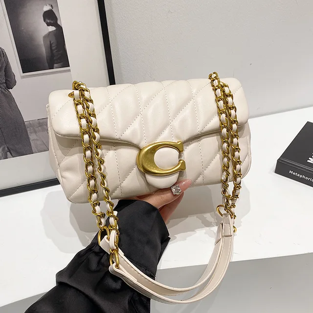Sac à bandoulière en cuir PU pour filles, sac à main de luxe à chaîne pour femmes, sac de transport léger de marque, sacs carrés à pompons 1