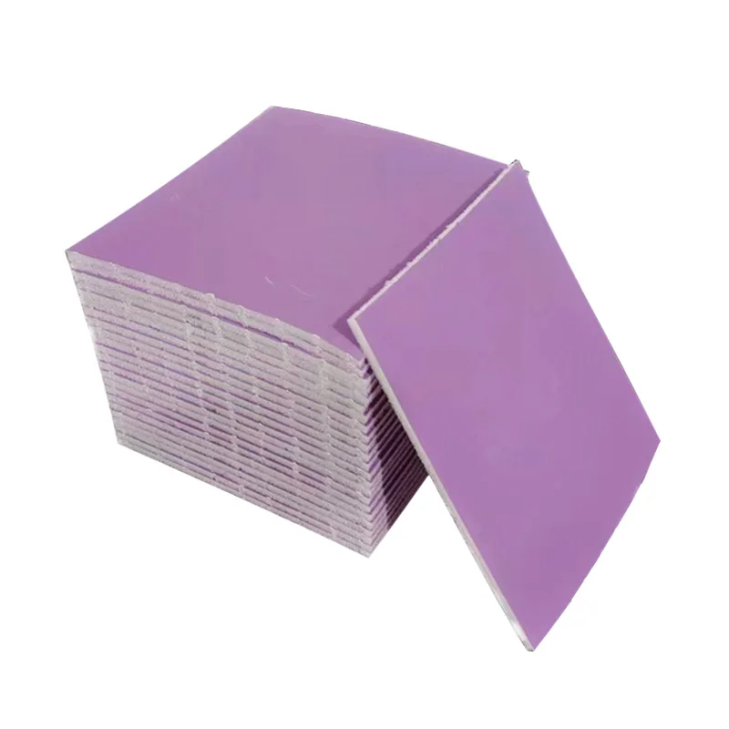 보라색 자동차 페인트 광택용 핸드 테어 스펀지 사포 115x125mm 플라스틱 부품 하드웨어 미용 관리용 연마 롤