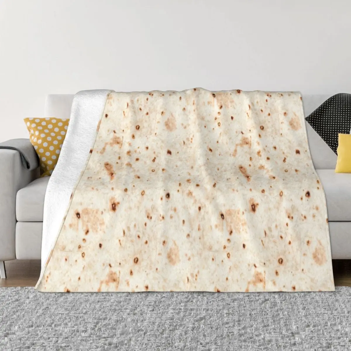 

Tortilla - Burrito - Wrap Throw Blanket Bed linens warm for winter Blankets