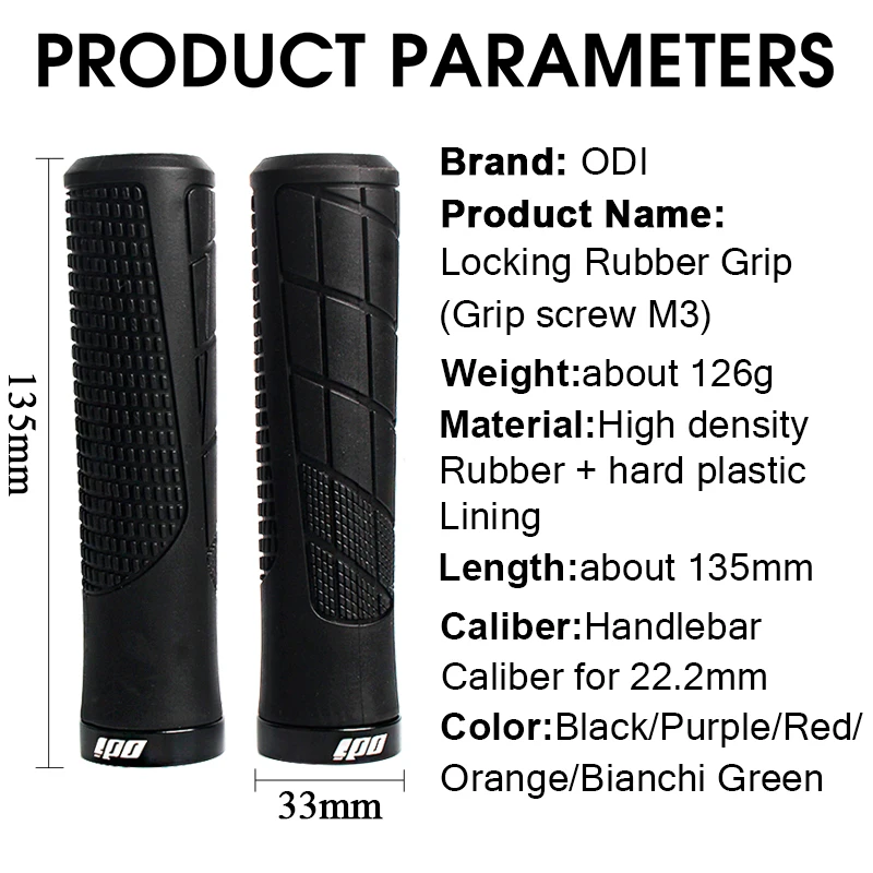 Bike Handlebar Grips Non-slip Shock Absorption