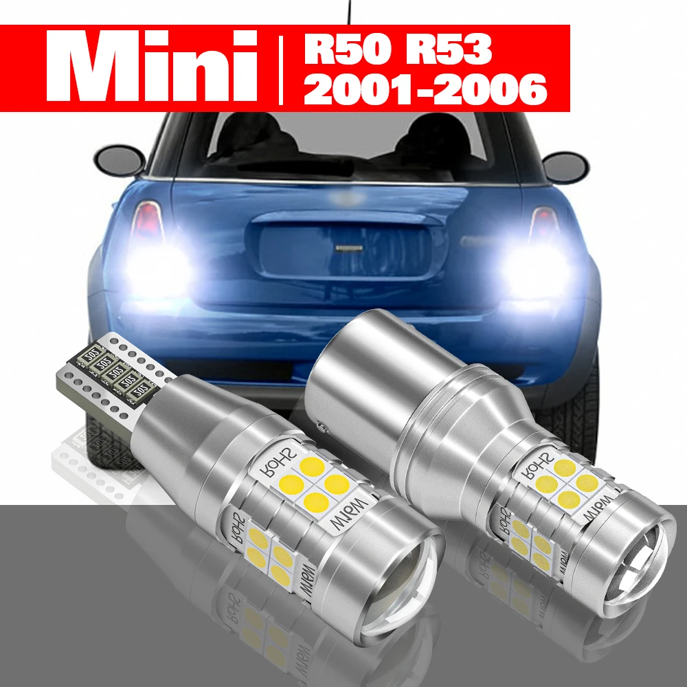 

For Mini R50 R53 2001-2006 2pcs LED Reverse Light Backup Lamp Accessories 2002 2003 2004 2005