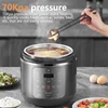 Joyoung 220V Electric Pressure Cooker Household 70Kpa Double Liners Pressure Cooking Pot Fast Cooking 5L Smart Rice Cooker 900W 4