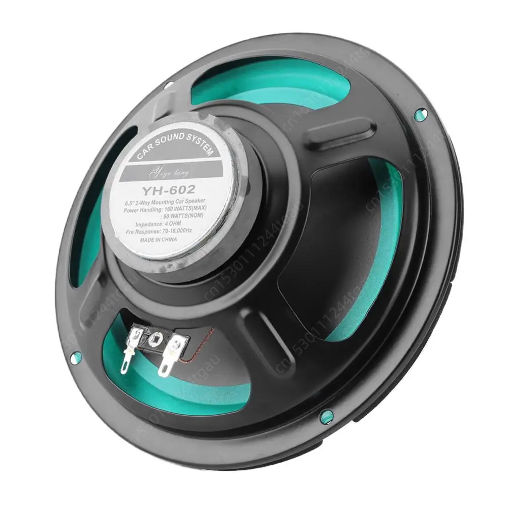Altoparlanti per Auto, Altoparlanti per Porte Stereo per Auto da 4 Pollici, 100 Watt, Impedenza 4 Ohm, Audio Forte Coassiale a Gamma Completa Ad Alta fedeltà di Forma Rotonda