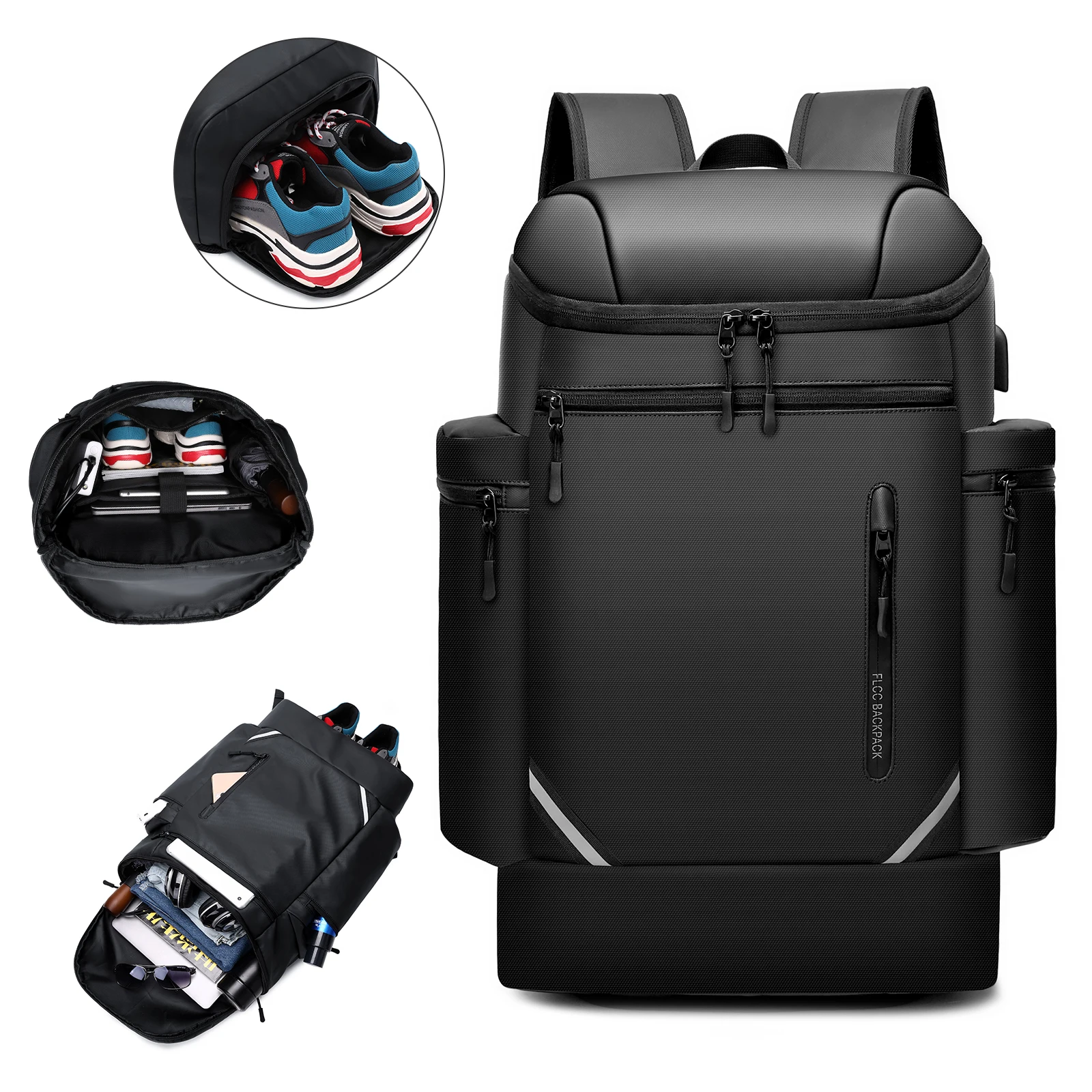 Men-s-Backpack-Large-Capacity-Waterproof-Hiking-Travel-Backpack ...