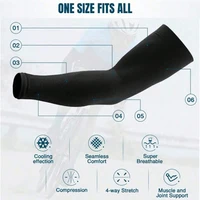 3 paires de manchons en soie glacée unisexe, manchons de bras de Protection solaire d'été adaptés à l'équitation en plein air, à la conduite et à la pêche 5