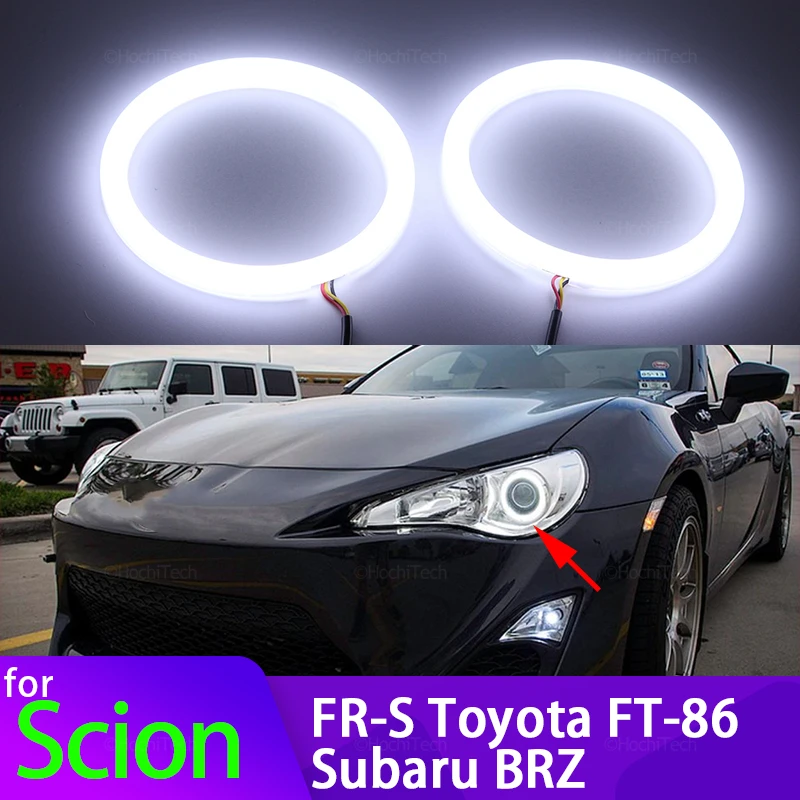 

Для Scion FR-S Toyota FT-86 Subaru BRZ 2013-2021 автомобильные аксессуары 6000K белый SMD хлопковый светодиодный светильник Angel Eye Halo Ring Kit