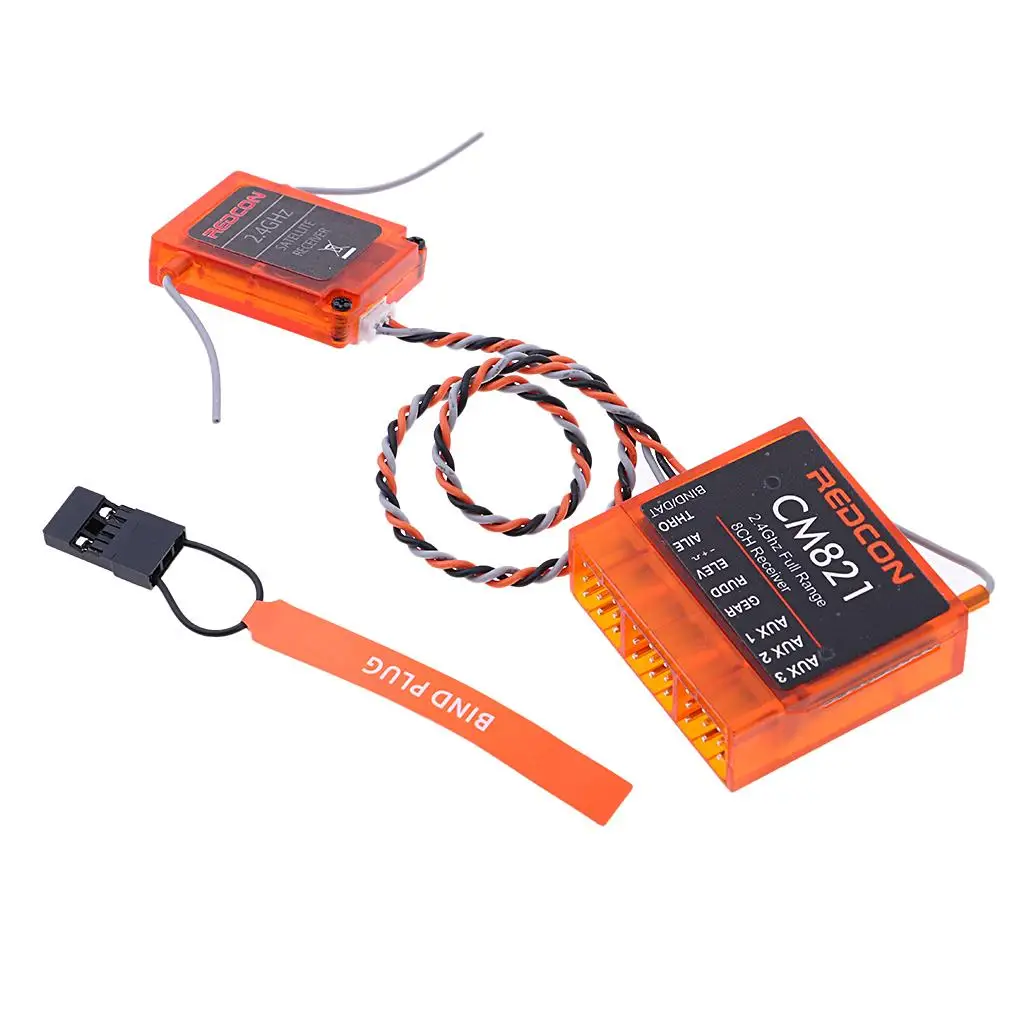 

CM821 8 Channel 2.4GHz Receiver for JR Dx6 Dx7 Dx8 D9x JR12X