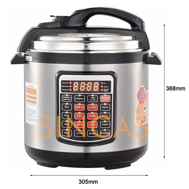 Multi-function Touch Electric Pressure Rice Cooker 6L-8L - 220V 6