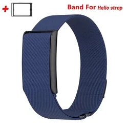 Enhanced Stretchy Sport Nylon Loop Band with Adapter Frame - Adjustable Soft Strap Bracelet - Strap  Helio (Midnight)
