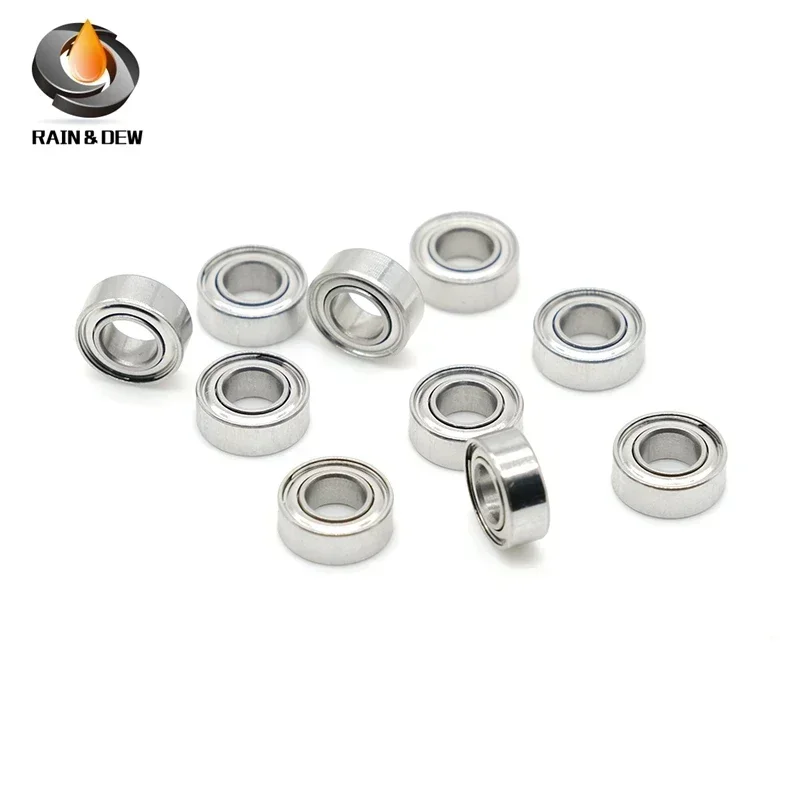 2PCS SMR74ZZ 4x7x2.5mm ABEC-9 Stainless Steel Bearing For Reel Handles Bearing For Fishing Reel