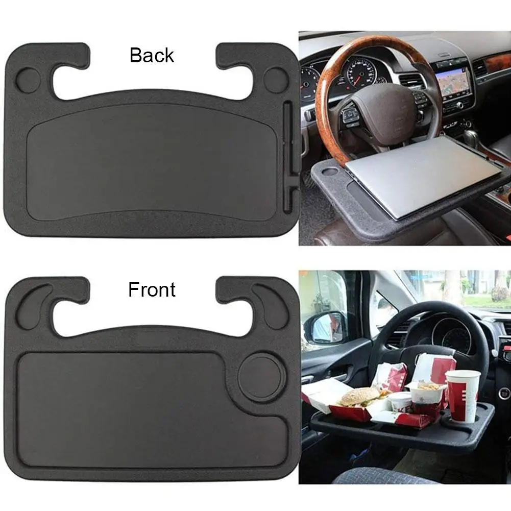 Car Laptop Desk Car Steering Wheel Dining Table Bracket Portable Laptop Computer Desk Mount Stand Car Accessories images - 6