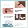 IMAGIC 5ml False Eyelash Extension Glue Waterproof Fast Dry Long Lasting Strong No Irritation Transparent Eyelash Primer Tools 3