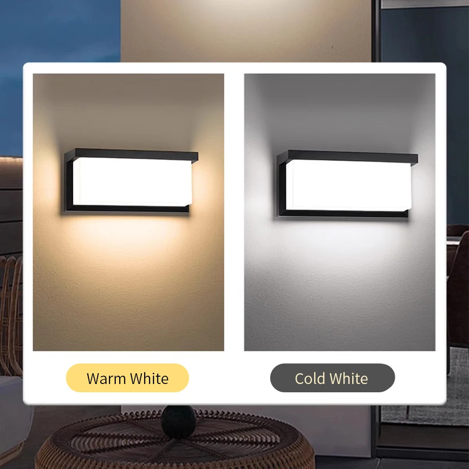 Wall Light LED Lights Motion Sensor Indoor Outdoor 85-265V ABS Waterproof Lights Room Decoration Home Appliance For Home Balcony