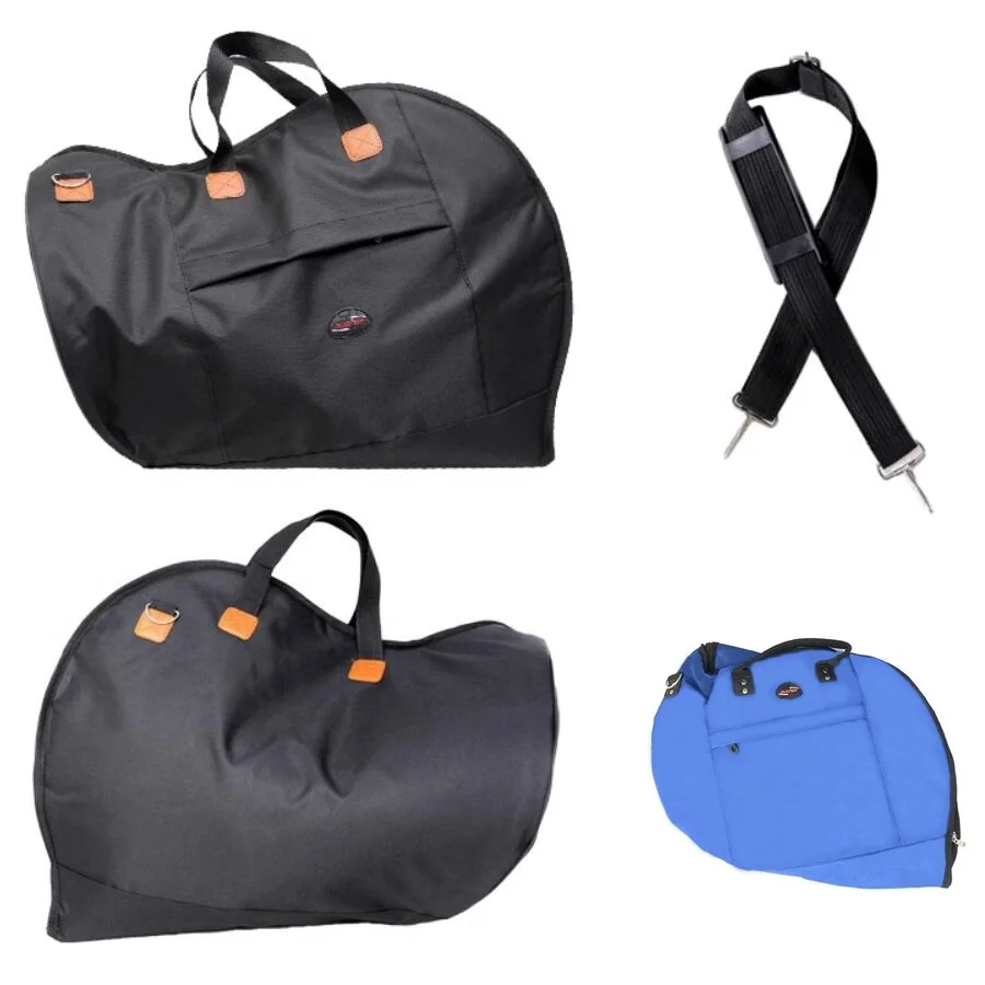

One-piece Horn Bag Waterproof Oxford Cloth French Horn Case Mouth Diameter 38cm Shoulder Strap Horn Bag Integrated Horn Bag Case