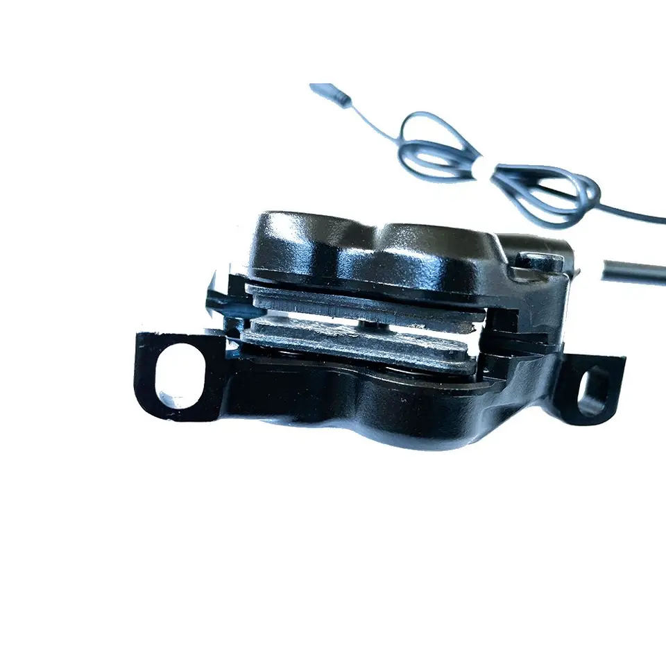 Set freno a disco idraulico, leva a pinza doppia anteriore e posteriore, per bici elettrica, MTB, scooter, sistema frenante di spegnimento della bicicletta, in lega di alluminio da 160 mm