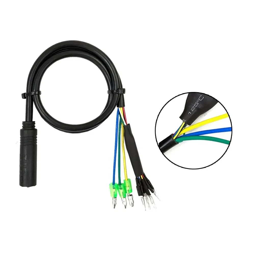 Julet E-Bike Motor Cable 9 Pin Female Adapter Extension Wire Metal and Plastic for Brushless Hub Motor KT Controller