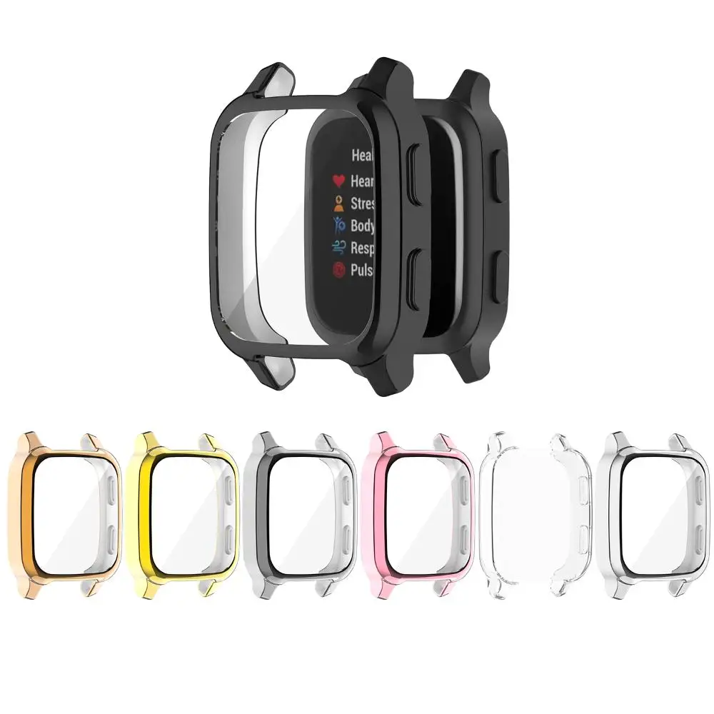 

Accessory Full Smart Watch Plating TPU Screen Protector Protective Case Cover For Garmin Venu SQ