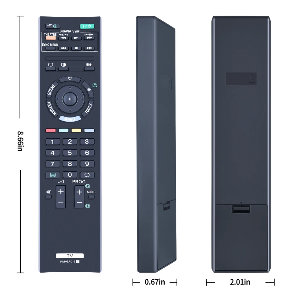 Télécommande tv pour RM-ED050 Remplacement de Télécommande pour TV RM