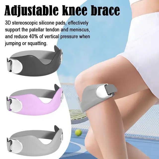 Knee Strap Patella Support Knee Bands Running Badminton Sports Protective Belt Men Women For Tendonitis Running Sports 2