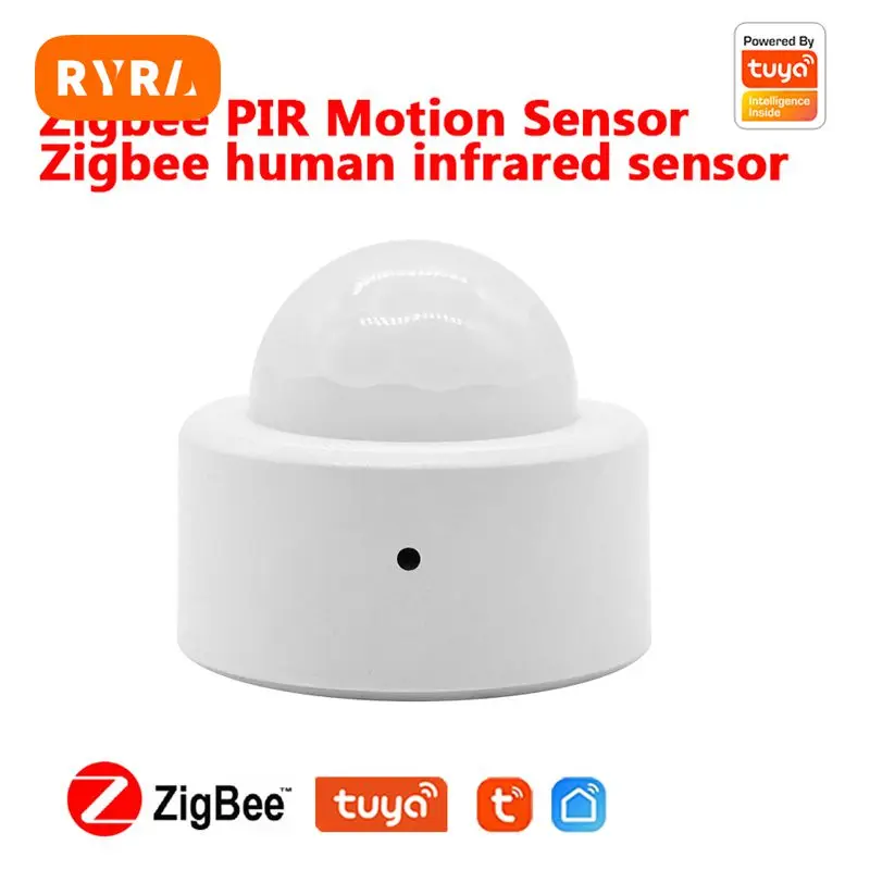 

Mini Pir Motion Sensor Zigbee3.0 Smart Home Hot Works With Zigbee Gateway Body Movement Sensor Wireless Human Body Sensor Tuya