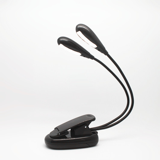 Led Adjustable Goosenecks Clip on LED Lamp for Music Stand and Book Reading Night Light Clip Lamp  Book Light Rechargeable