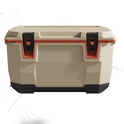 

Hot sale outdoor Camping Picnic food fresh Ice cooler 60L Portable Pu Insulated Cooler Box car ice chest cooler box