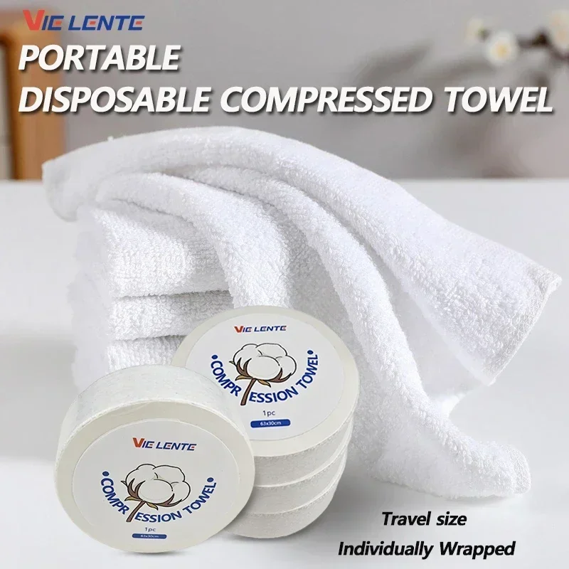 Soft Cotton Disposable Face Towels for Travel
