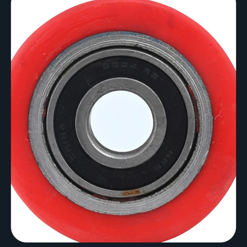Hydraulic Pallet Truck Wheels Hand Pallet Truck Wheel 80x60mm PU with Bearings 6204 Transpalette