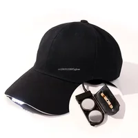 Fishing Jogging Baseball Cap Lighting Fishing Hat with Headlamp Bright LED Lights Unisex Baseball Cap Flashlight Hat Head Lamp 1